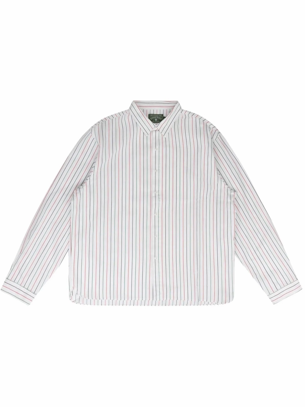 Denim Tears Multicolor Pinstripe Button Up Shirt White Long Sleeve